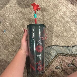 Holiday themed Starbucks cup